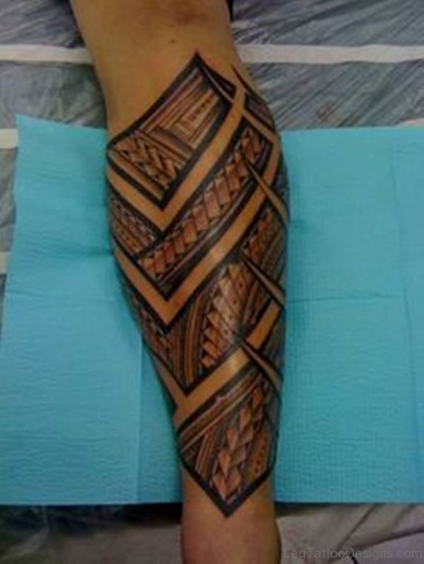 Elegant Tribal Tattoo Design