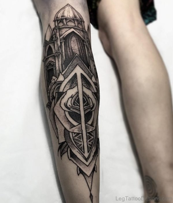 Fabulous Mandala Tattoo On Leg