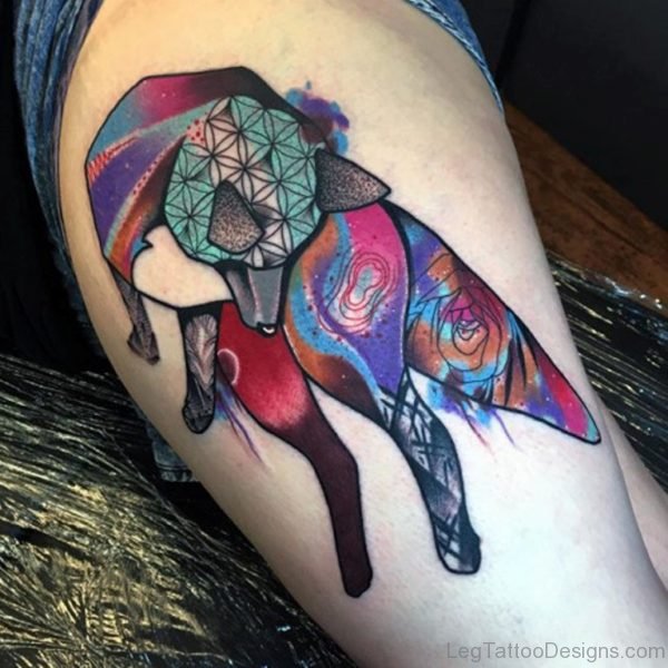 Fancy Fox Tattoo