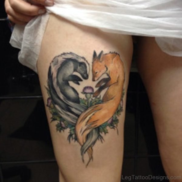 Fox Tattoo Design Image