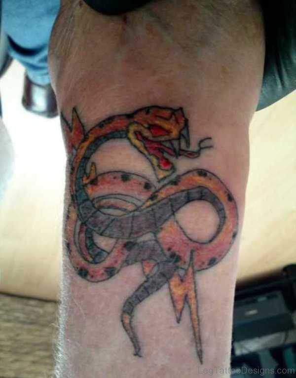 Funky Snake Tattoo