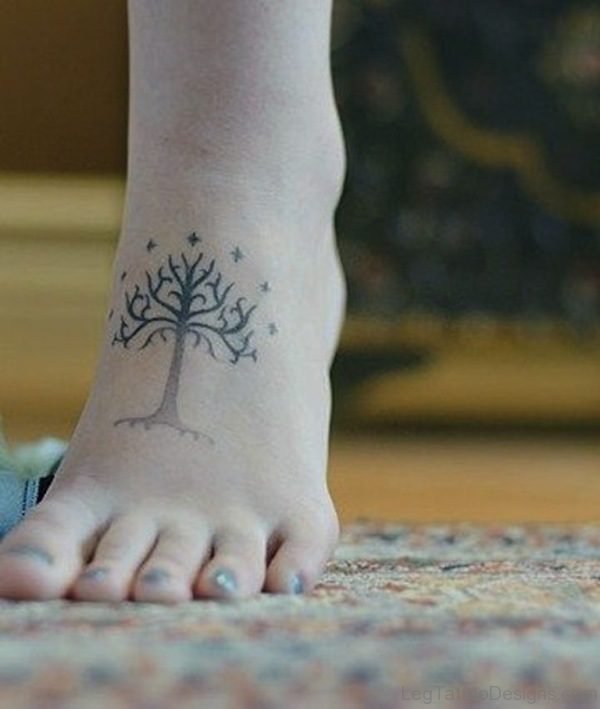 Funky Tree Tattoo 