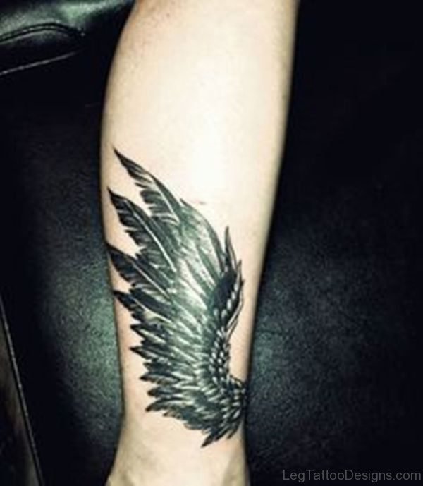 Funky Wing Tattoo