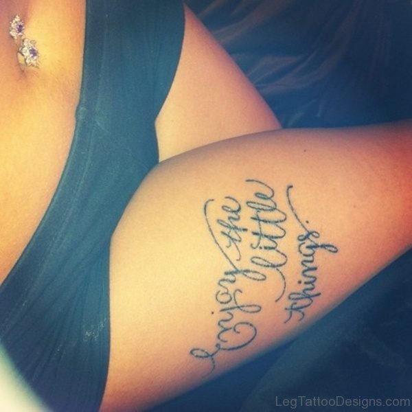 Graceful Wording Tattoo 