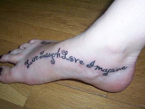 Garecful Wording Tattoo