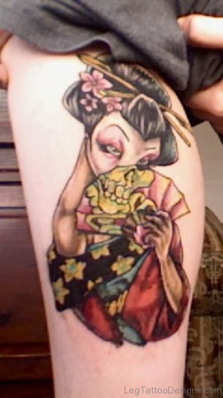Geisha Tattoo Design