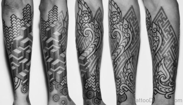 Geometric Tribal Tattoo