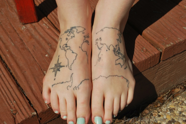 Great MAp Tattoo