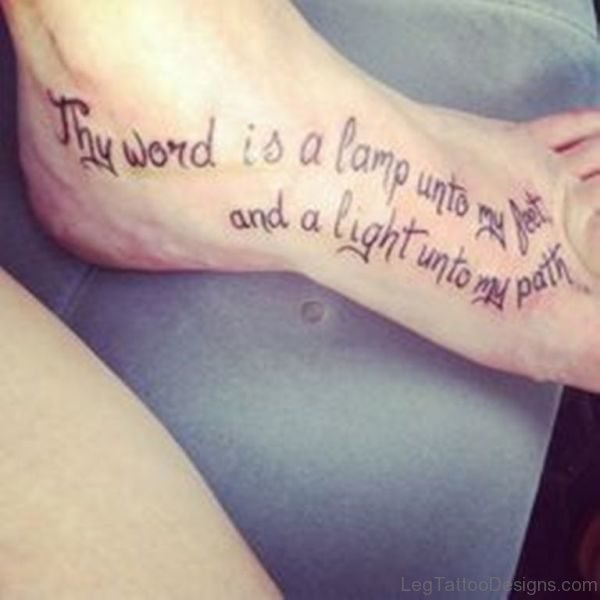 Great Wording Tattoo
