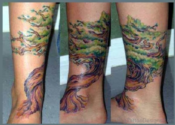 Green Tree Tattoo