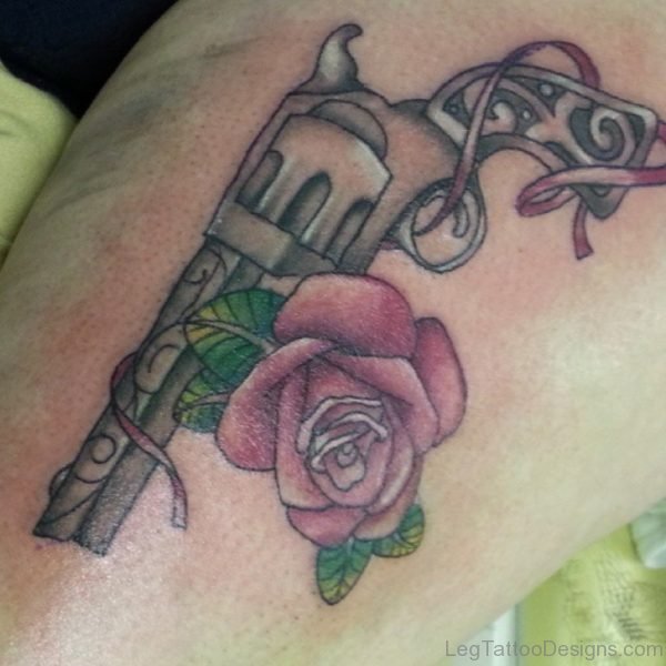 Gun And Rose Tattoo