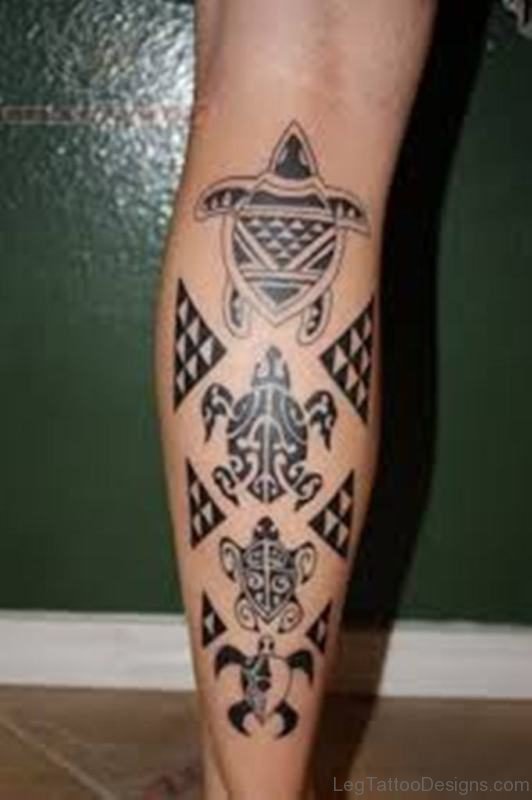 Hawaiian Tribal Tattoo Design