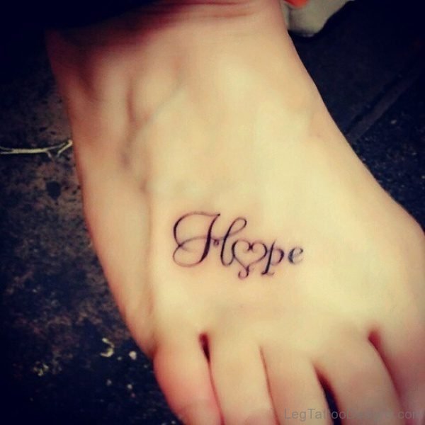 Hope Heart Tattoo Design