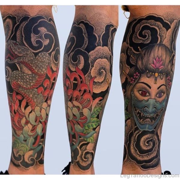 Horrer Geisha Tattoo