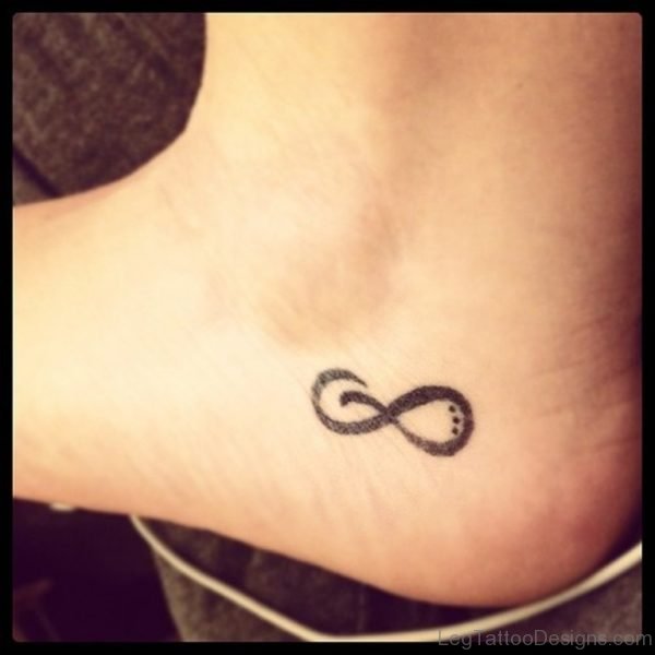 Infinity Tattoo on Ankle Foot