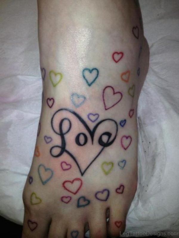 Love And Heart Tattoo