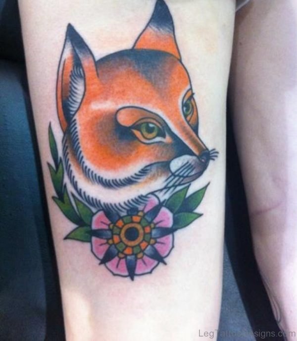 Lovely Fox Tattoo