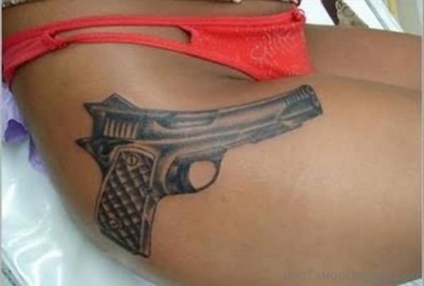 Lovely Gun Tattoo