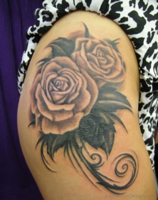 Magnificent Rose Tattoo