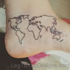 Map Tattoo design 1