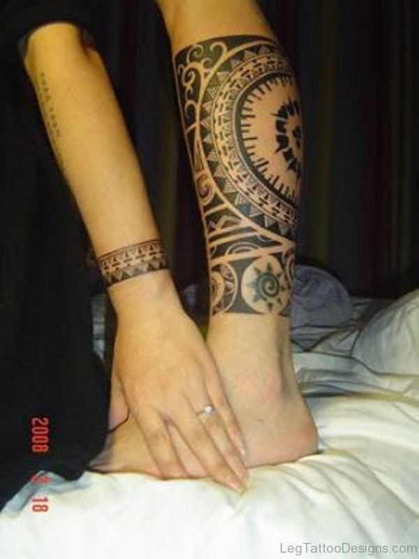 Matching Tribal Tattoo