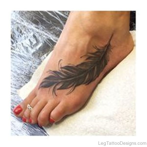 Mind Blowing Feather Tattoo