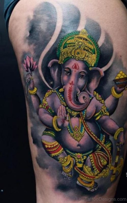 Mind Blowing Ganesha Tattoo