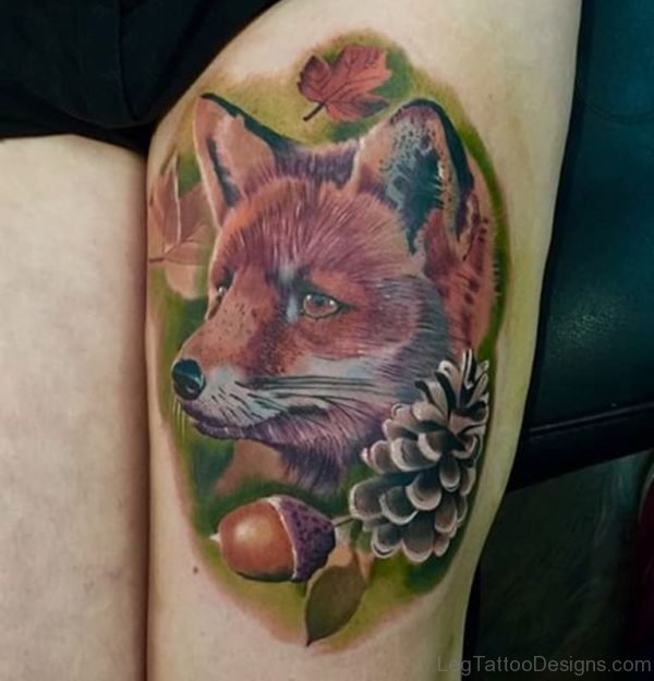 Nice Fox Tattoo