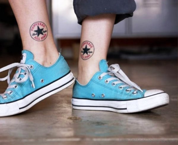 Nice Star Ankle Tattoo