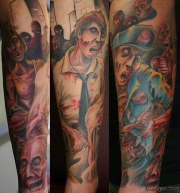 Nice Zombie Tattoo