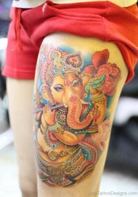 Perfect Ganesha Tattoo