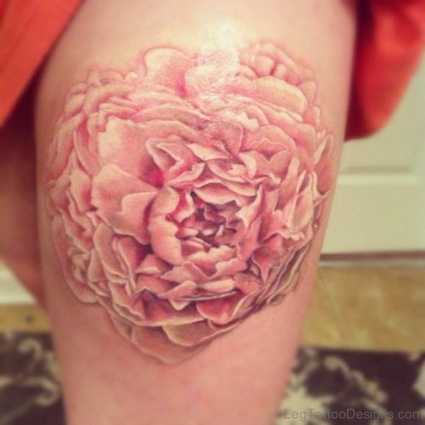 Pink Flower Tattoo