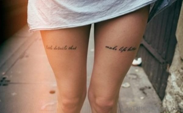 Pretty Wording Tattoo 