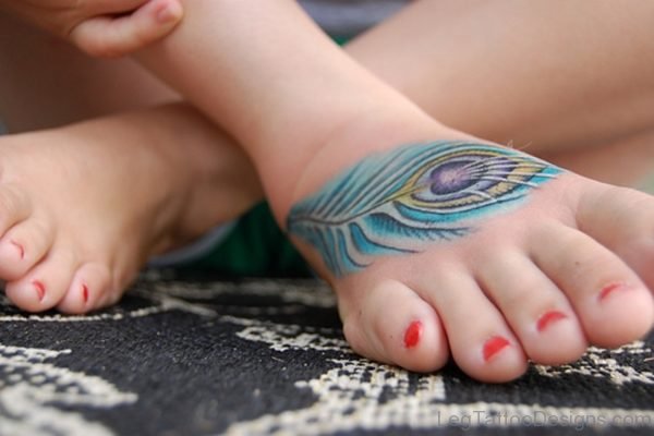 Ravishing Peacock Feather Tattoo