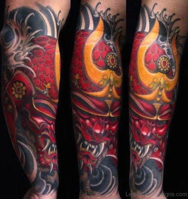 Red Mask Tattoo