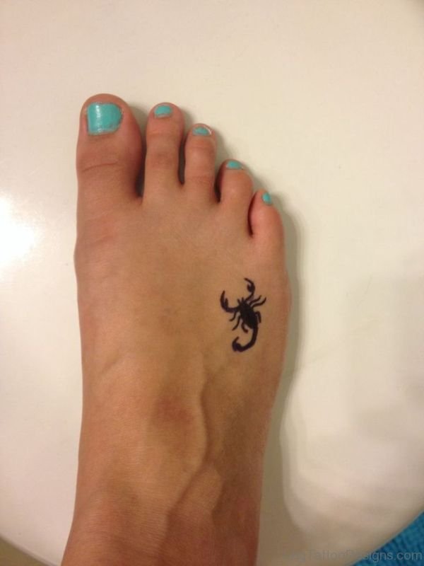 35 Traditional Scorpio Tattoos On Foot