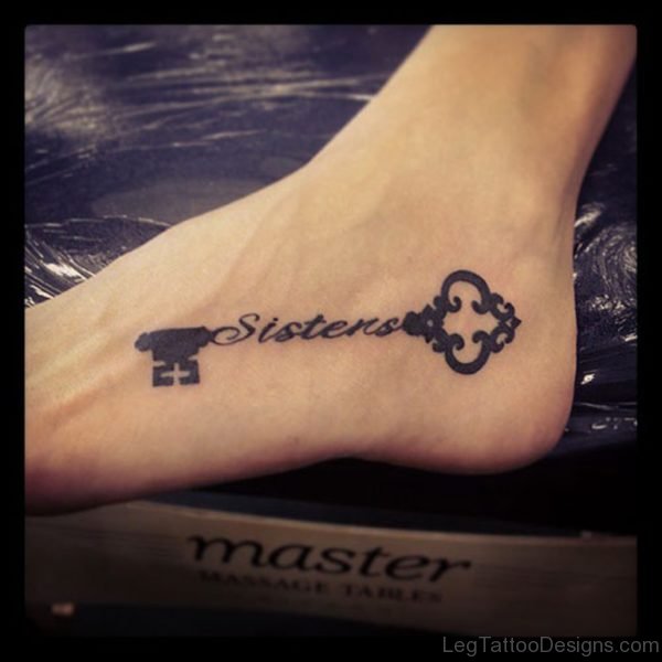 Sister Key Tattoo