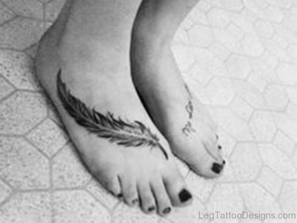 Small Feather Tattoo