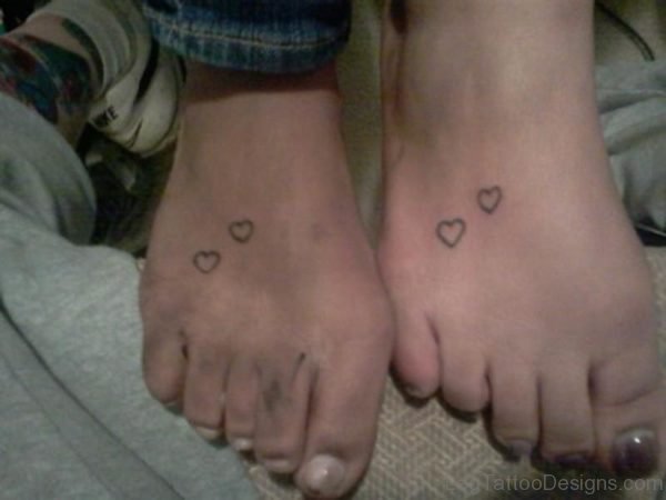 Small Matching Heart Tattoo