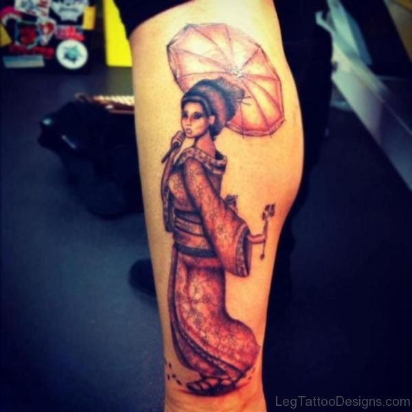 Stunning Geisha Tattoo