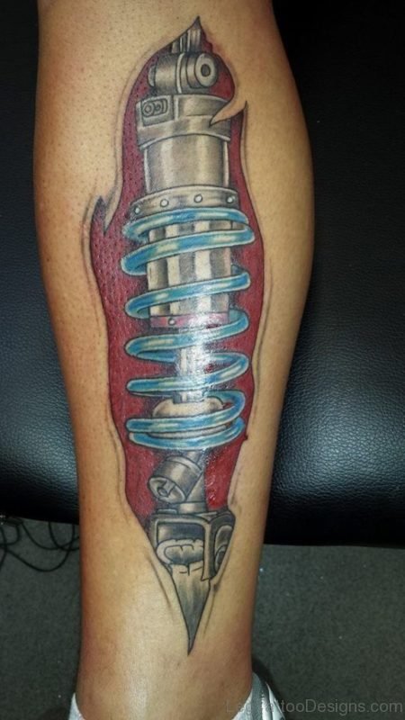 Stylish Leg Tattoo