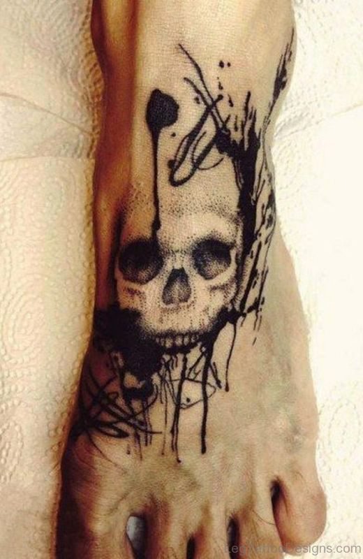 Stylish Skull Tattoo