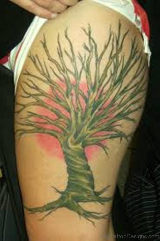 Stylish Tree Tattoo 