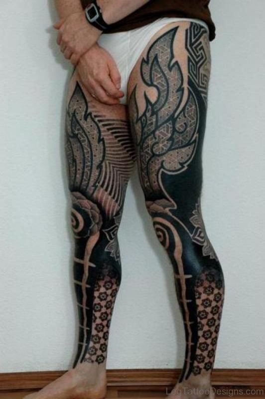 Stylish Tribal Tattoo Design Image