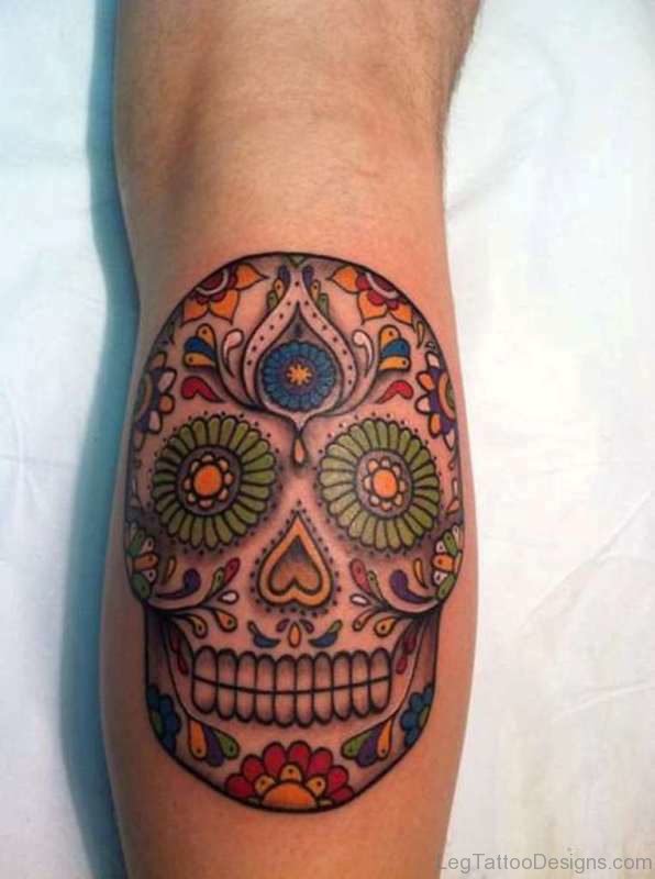 Sugar Skull Tattoo Design