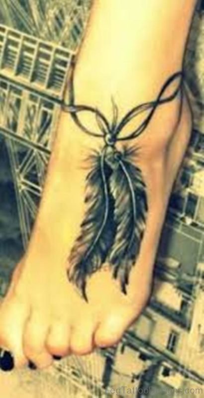 Superb Feather Tattoo