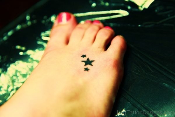 Three Star Tattoo Design
