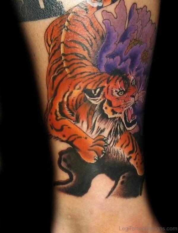 Traditional Tiger Tattoo