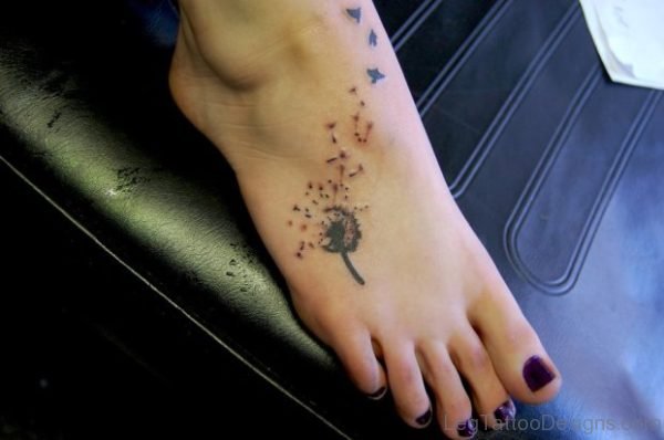 Tree Tattoo On Foot