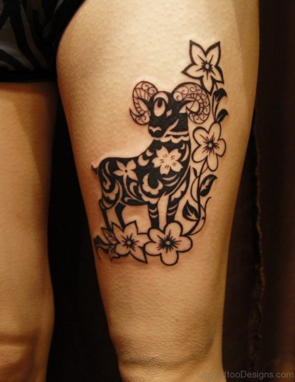 Tribal Bull Tattoo